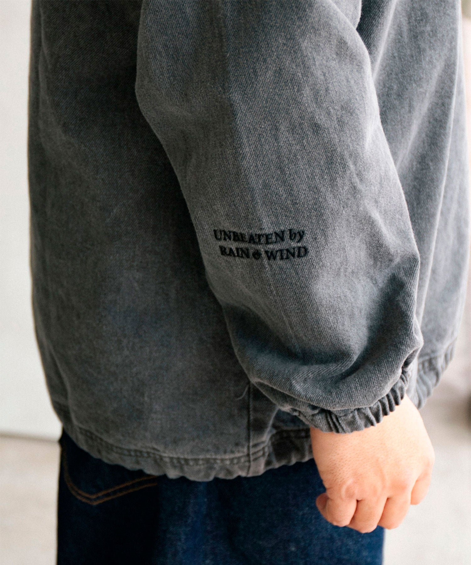 MOLE HOODED LS SHIRT PIGMENT DYE - DESCENDANT (ディセンダント