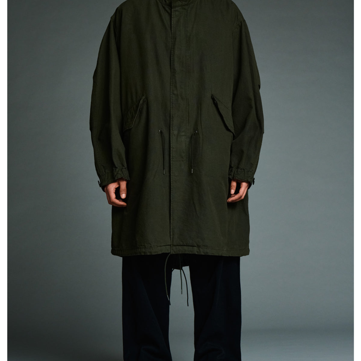 Vintage Washed Wool M-65 Field - A.PRESSE (アプレッセ) - tops