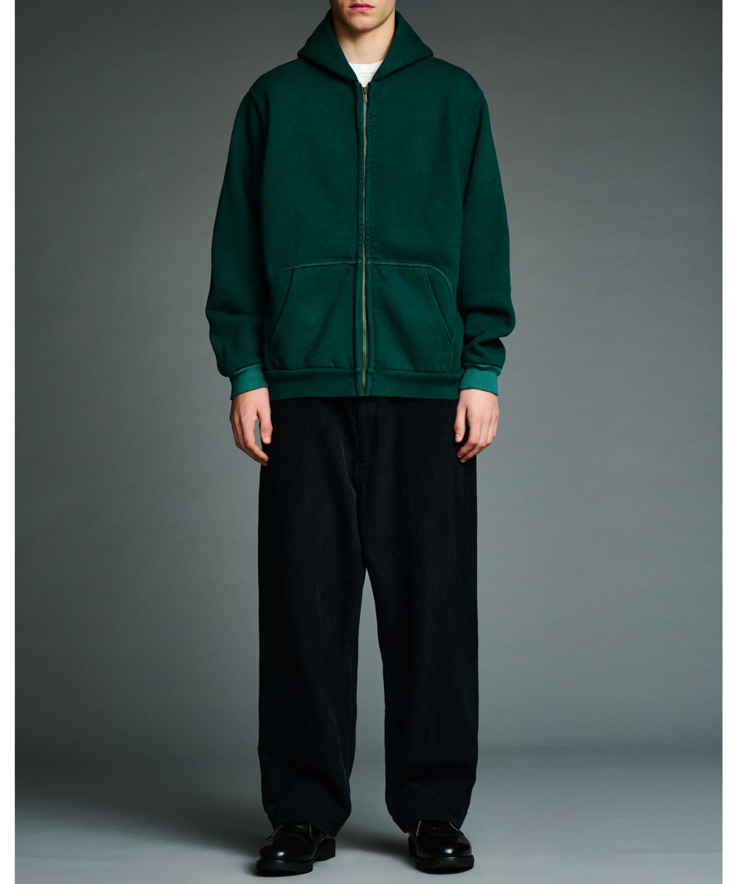 Vintage Zip Sweat Hoodie