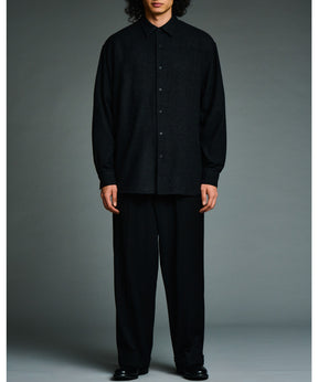 Wool Regular Collar Shirt