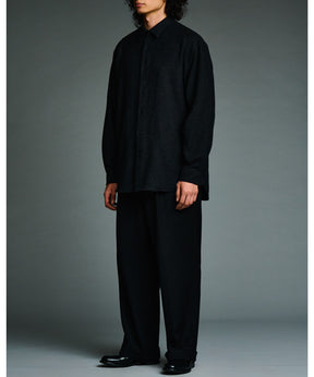 Wool Regular Collar Shirt