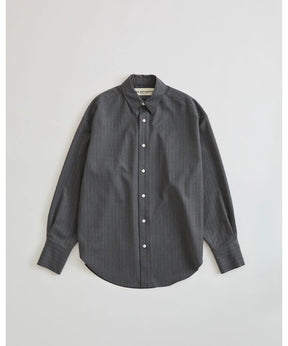 WASHABLE WOOL DADDY SHIRT(STRIPE)