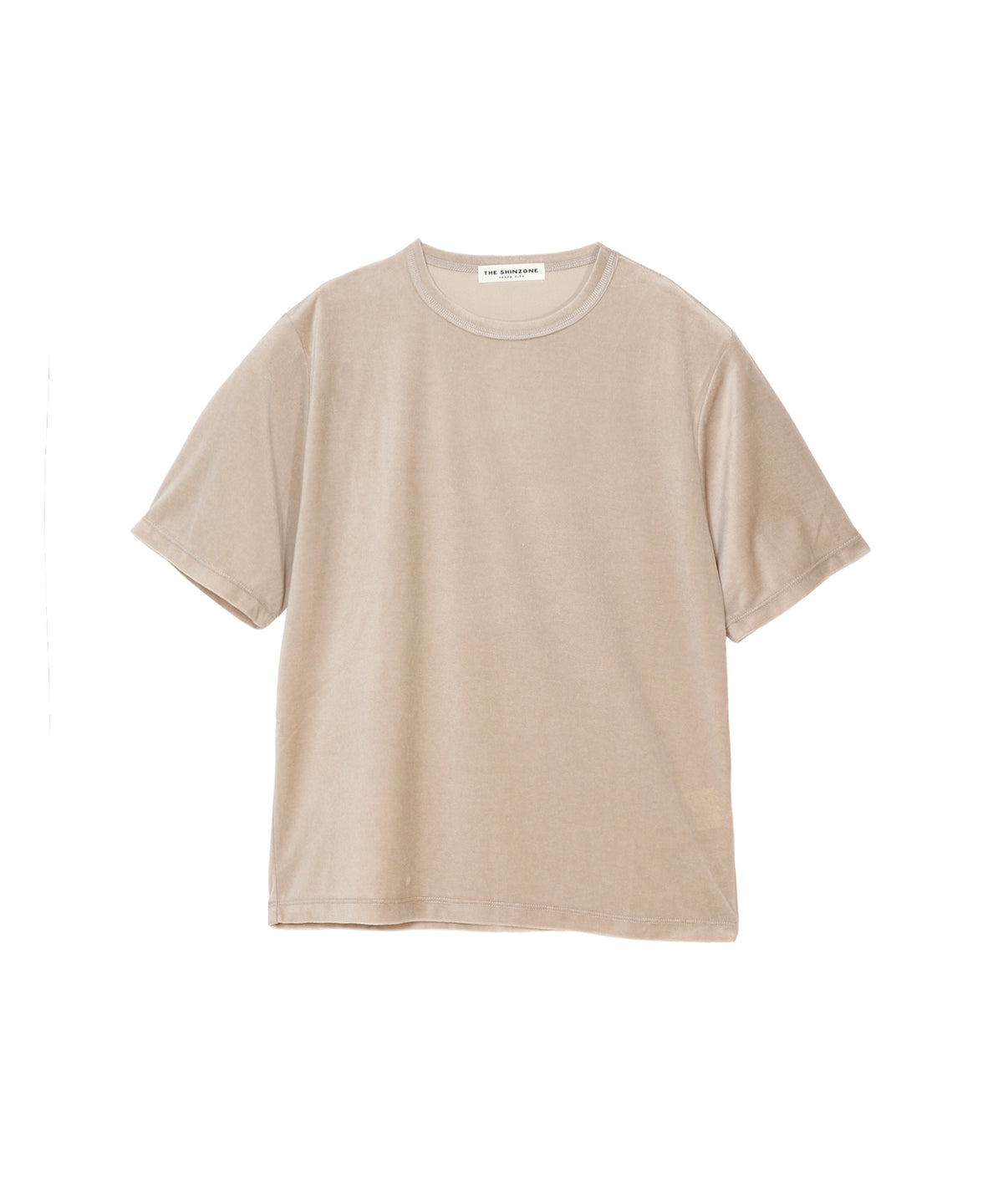VELOUR HALF SLEEVE TEE