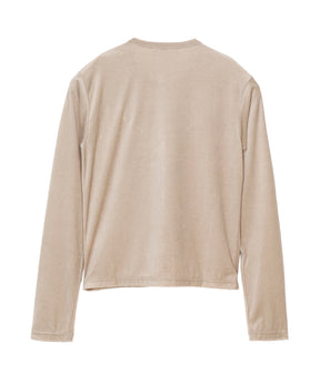 VELOUR CARDIGAN