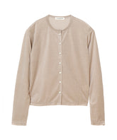 VELOUR CARDIGAN