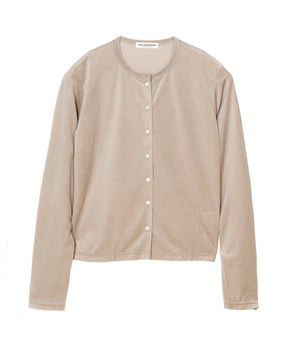 VELOUR CARDIGAN