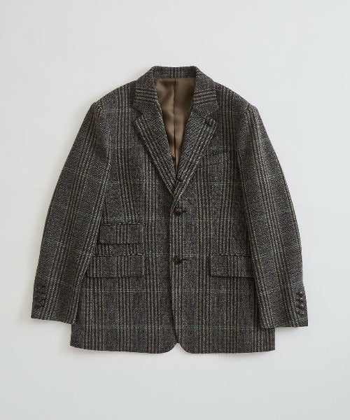 BRITISH WOOL CHECKED JACKET
