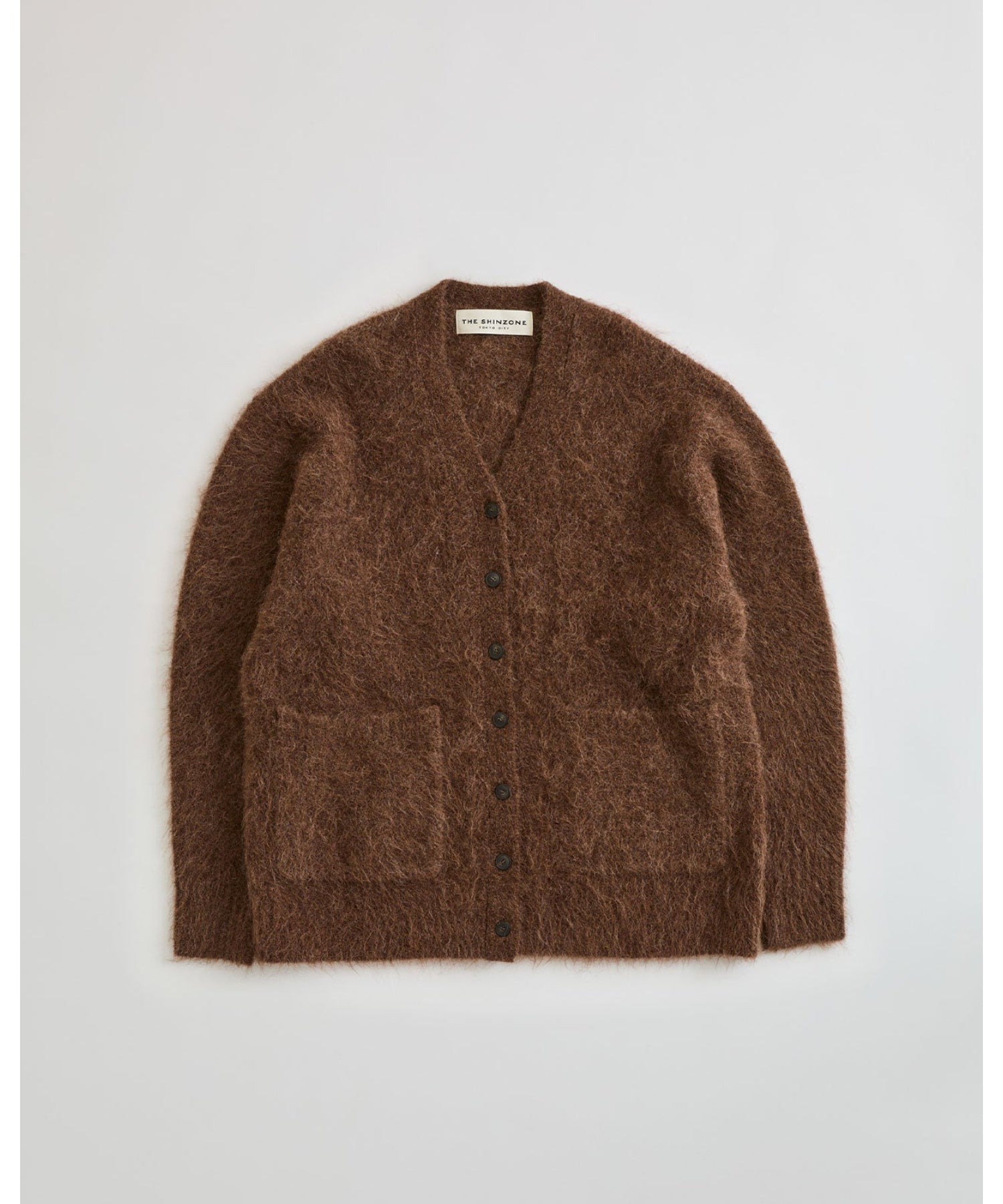 ALPACA SHAGGY KNIT CARDIGAN