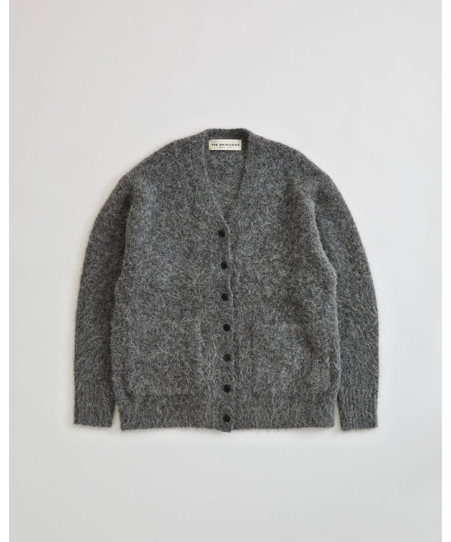 ALPACA SHAGGY KNIT CARDIGAN