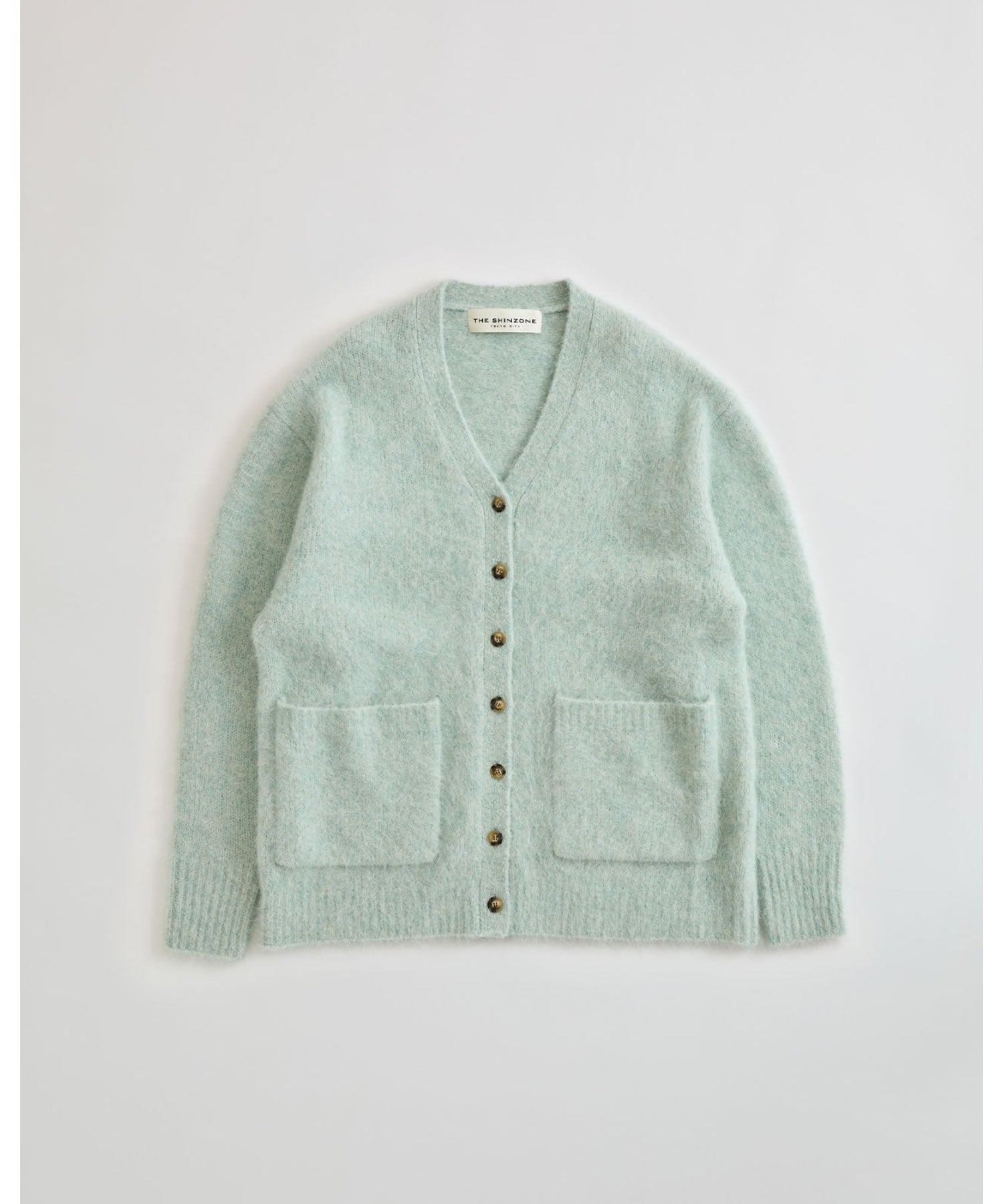 ALPACA SHAGGY KNIT CARDIGAN
