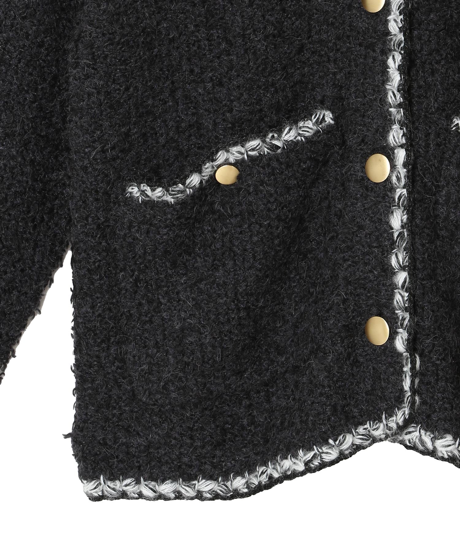 TWEED KNIT CARDIGAN