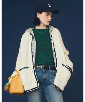 TWEED KNIT CARDIGAN