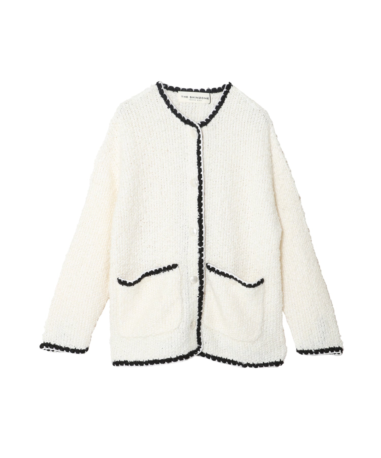 TWEED KNIT CARDIGAN