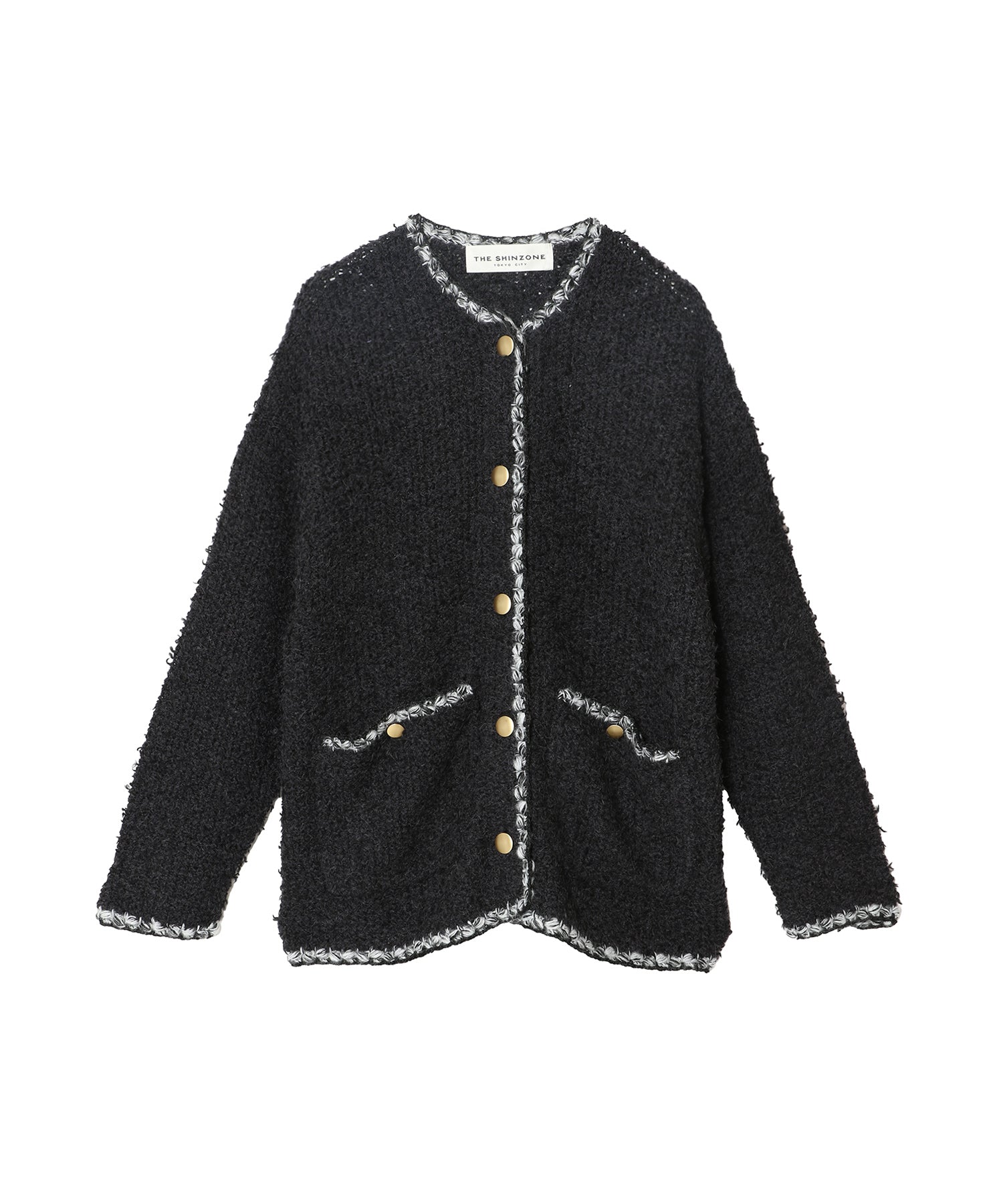 TWEED KNIT CARDIGAN