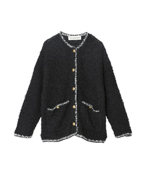 TWEED KNIT CARDIGAN