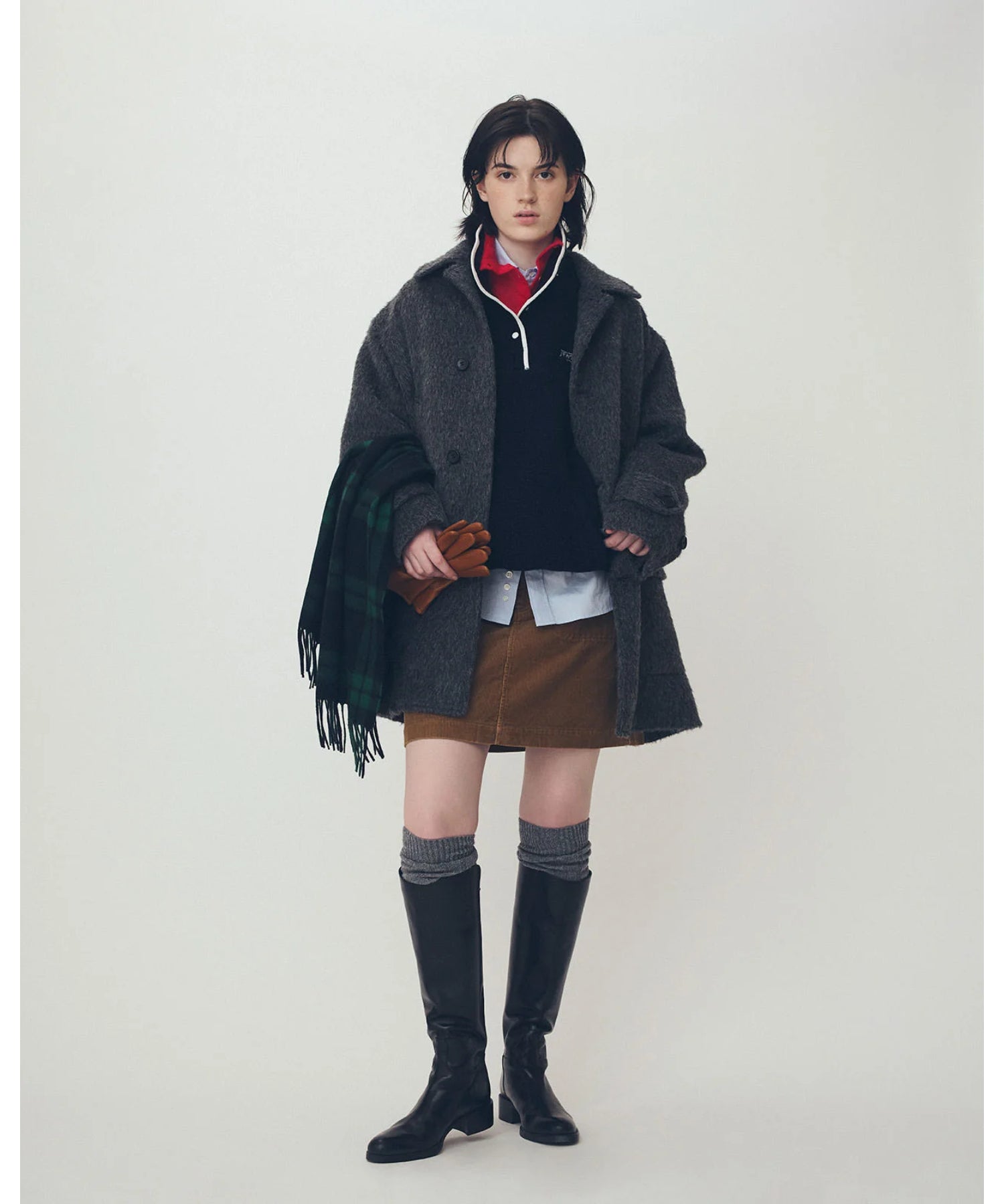 CORDUROY MINI SKIRT