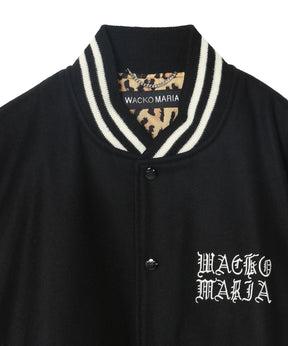 LEATHER VARSITY JACKET - WACKO MARIA (ワコマリア) - outer