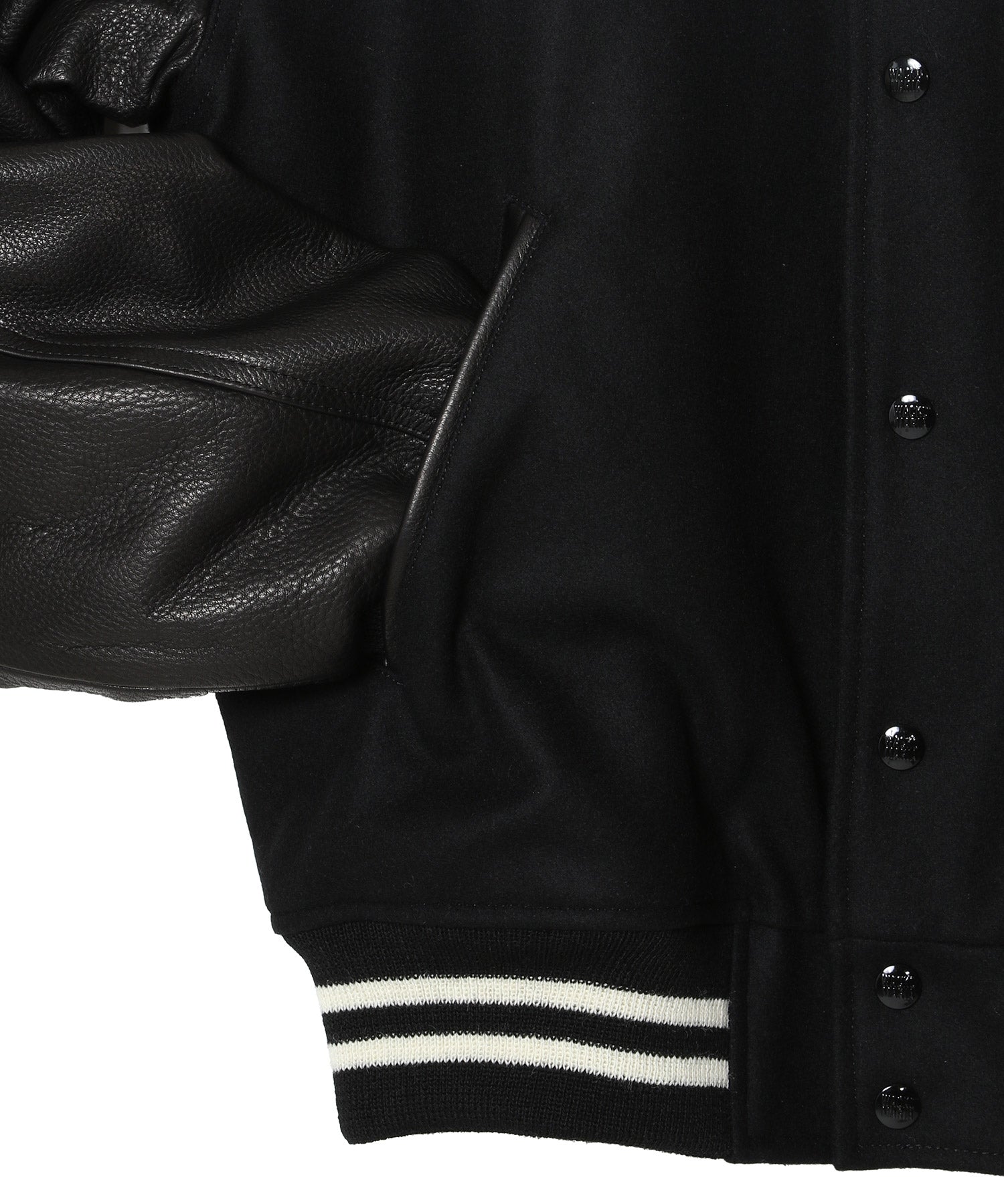 LEATHER VARSITY JACKET - WACKO MARIA (ワコマリア) - outer