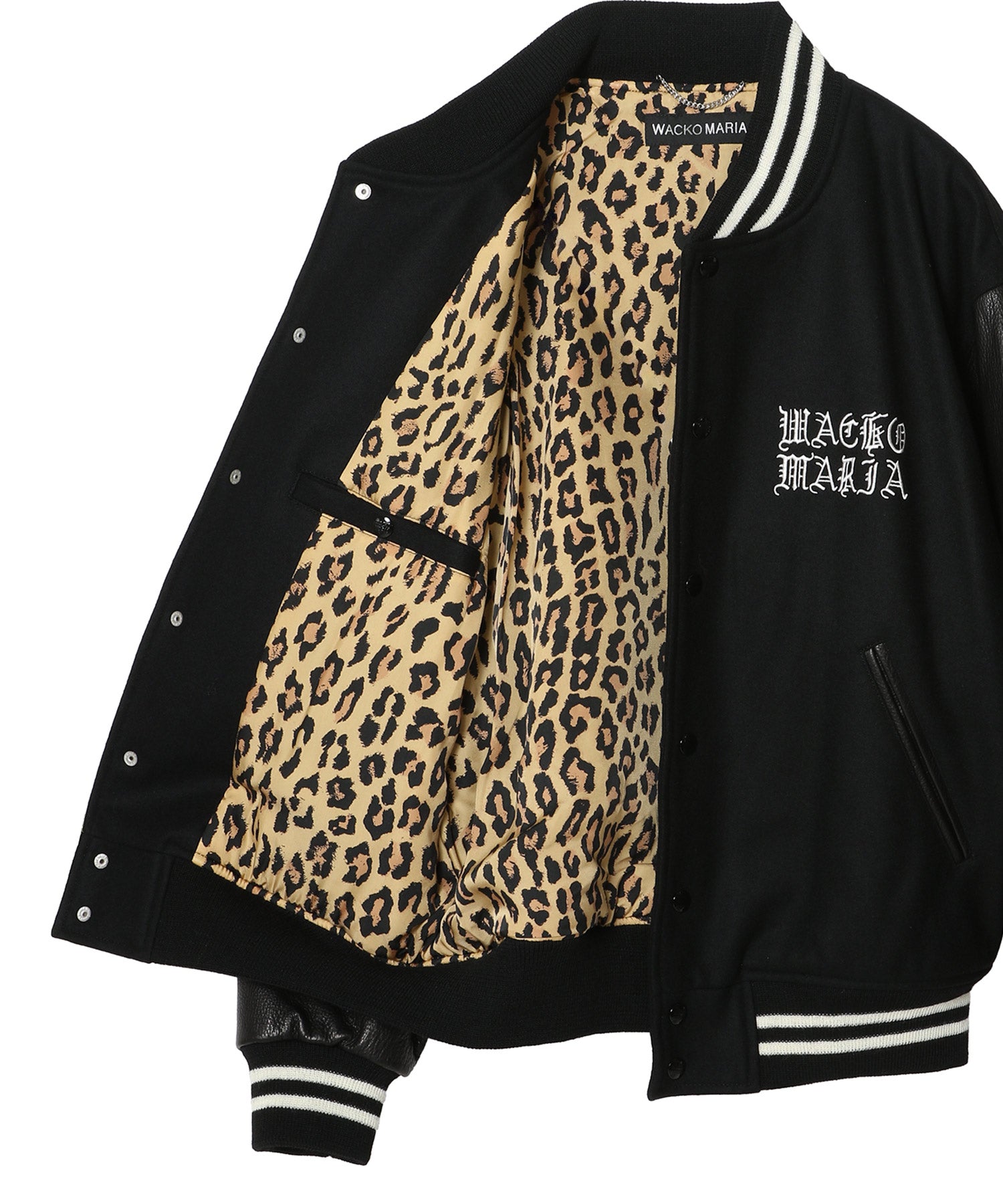 LEATHER VARSITY JACKET - WACKO MARIA (ワコマリア) - outer