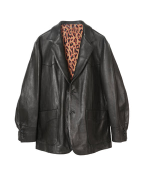 LEATHER WESTERIN JACKET