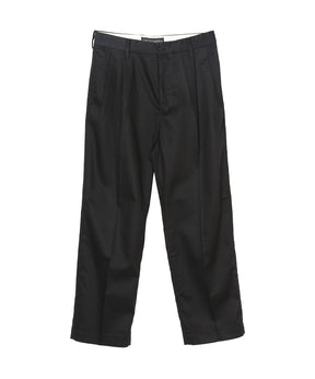 DOUBLE PLEATED CHINO TROUSERS