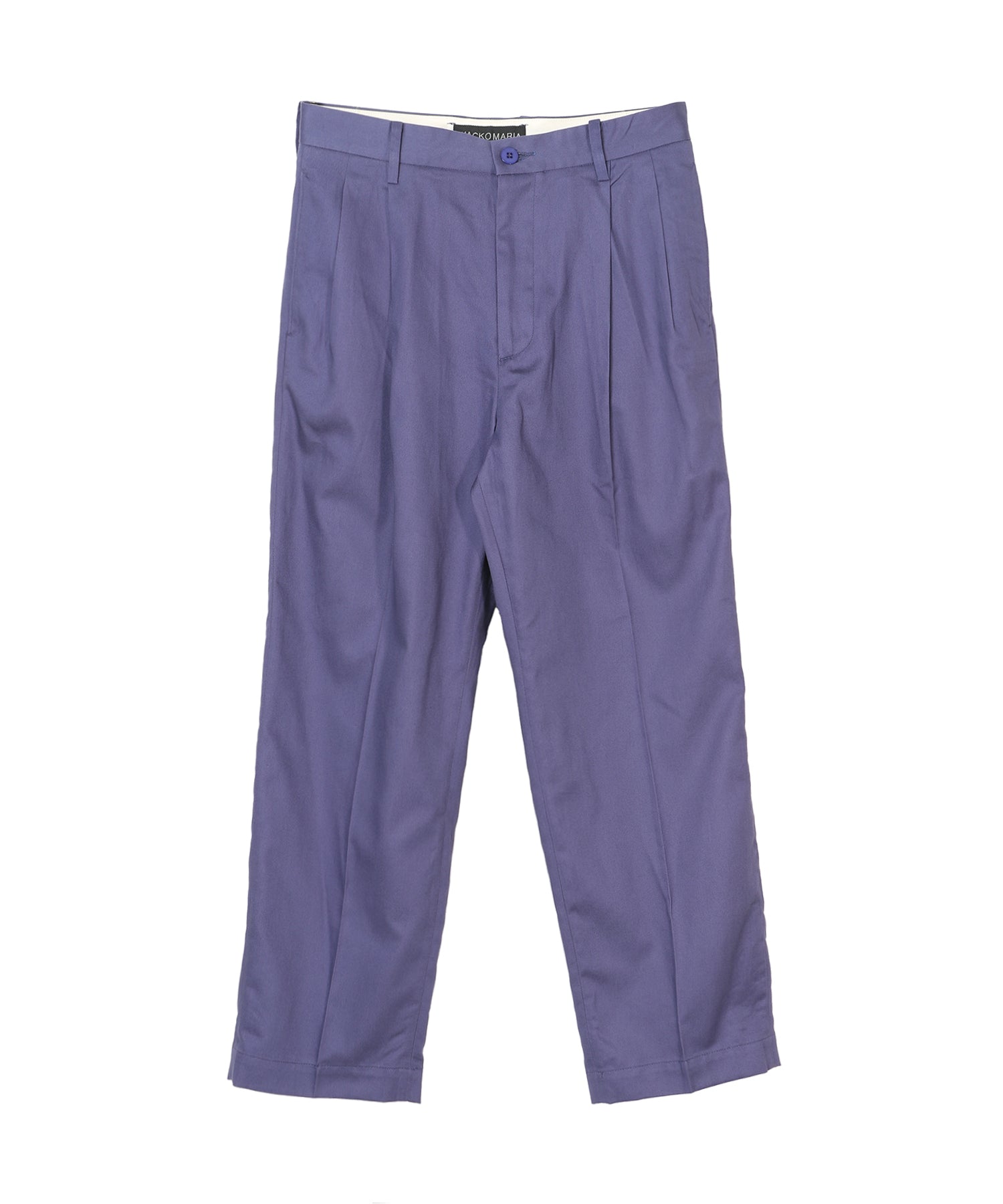 DOUBLE PLEATED CHINO TROUSERS