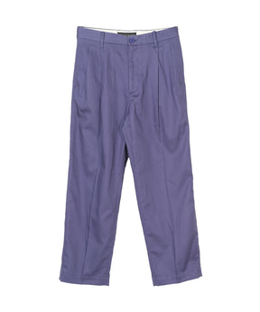 DOUBLE PLEATED CHINO TROUSERS