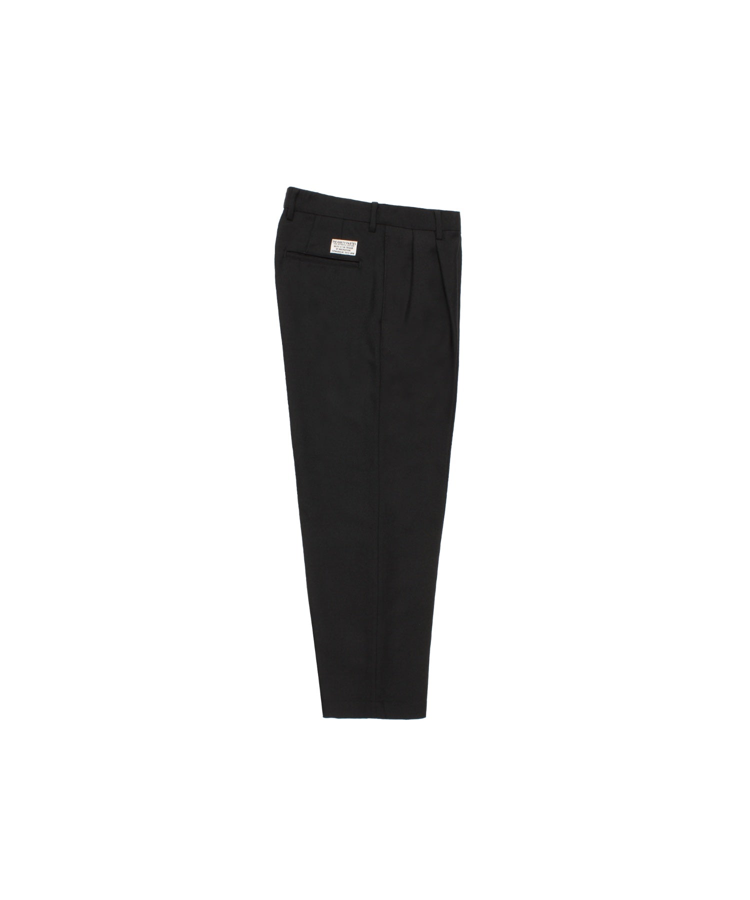 DOUBLE PLEATED WOOL TROUSERS