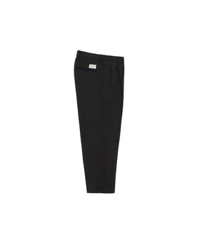 DOUBLE PLEATED WOOL TROUSERS