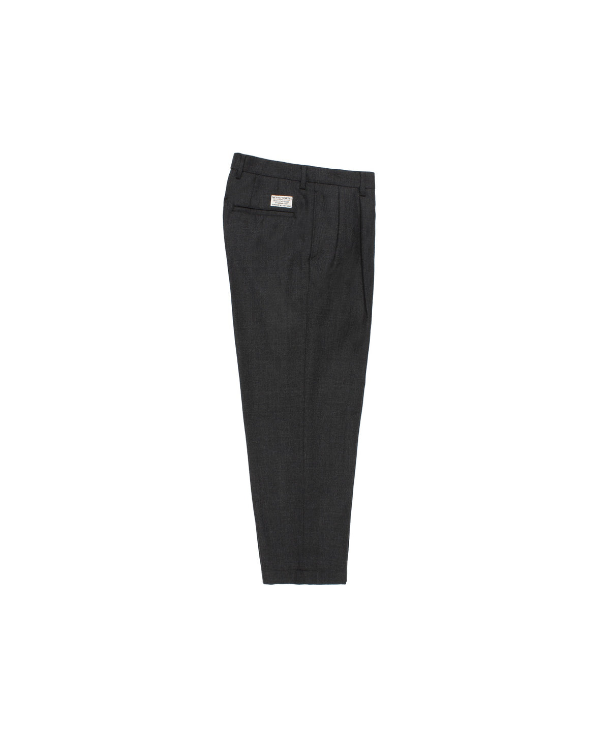 DOUBLE PLEATED WOOL TROUSERS