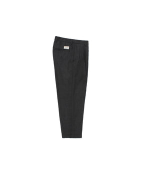 DOUBLE PLEATED WOOL TROUSERS