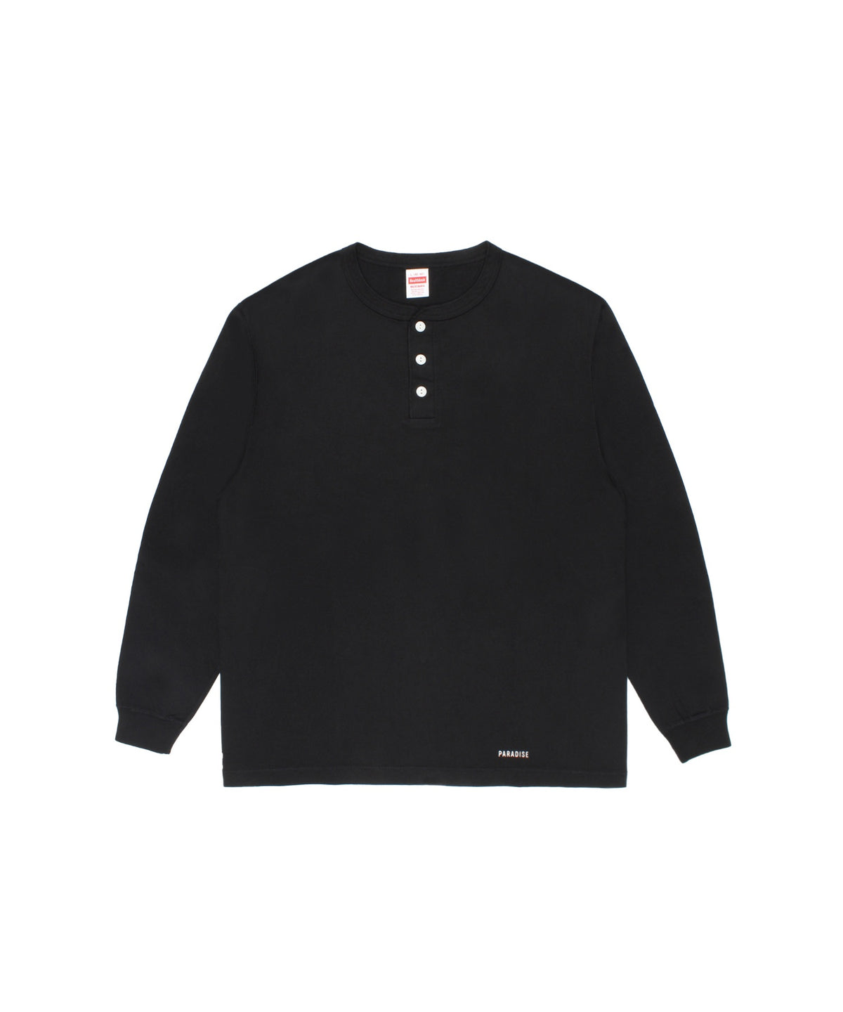 HEALTHKNIT / HENLEY NECK LONG SLEEVE T-SHIRT