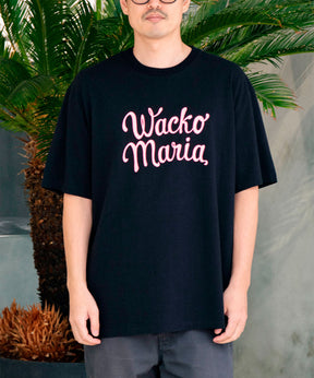 WACKO MARIA ロゴプリント Tシャツ ブラック M WASHED HEAVY WEIGHT T-SHIRT - WACKO MARIA (ワコマリア) - tops