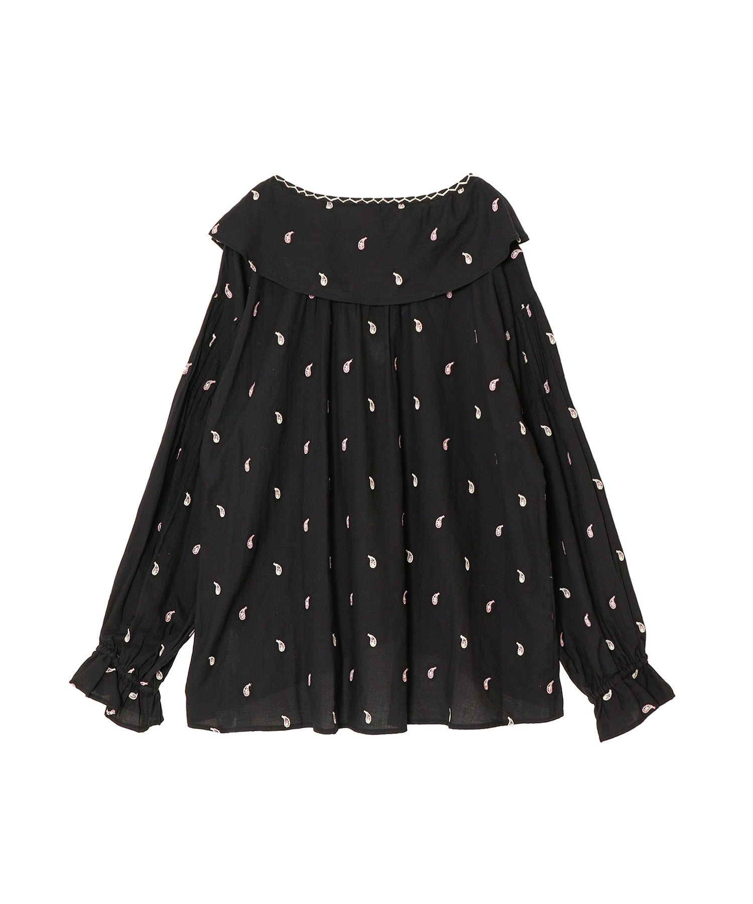 PAISLEY EMBROIDERED BLOUSE