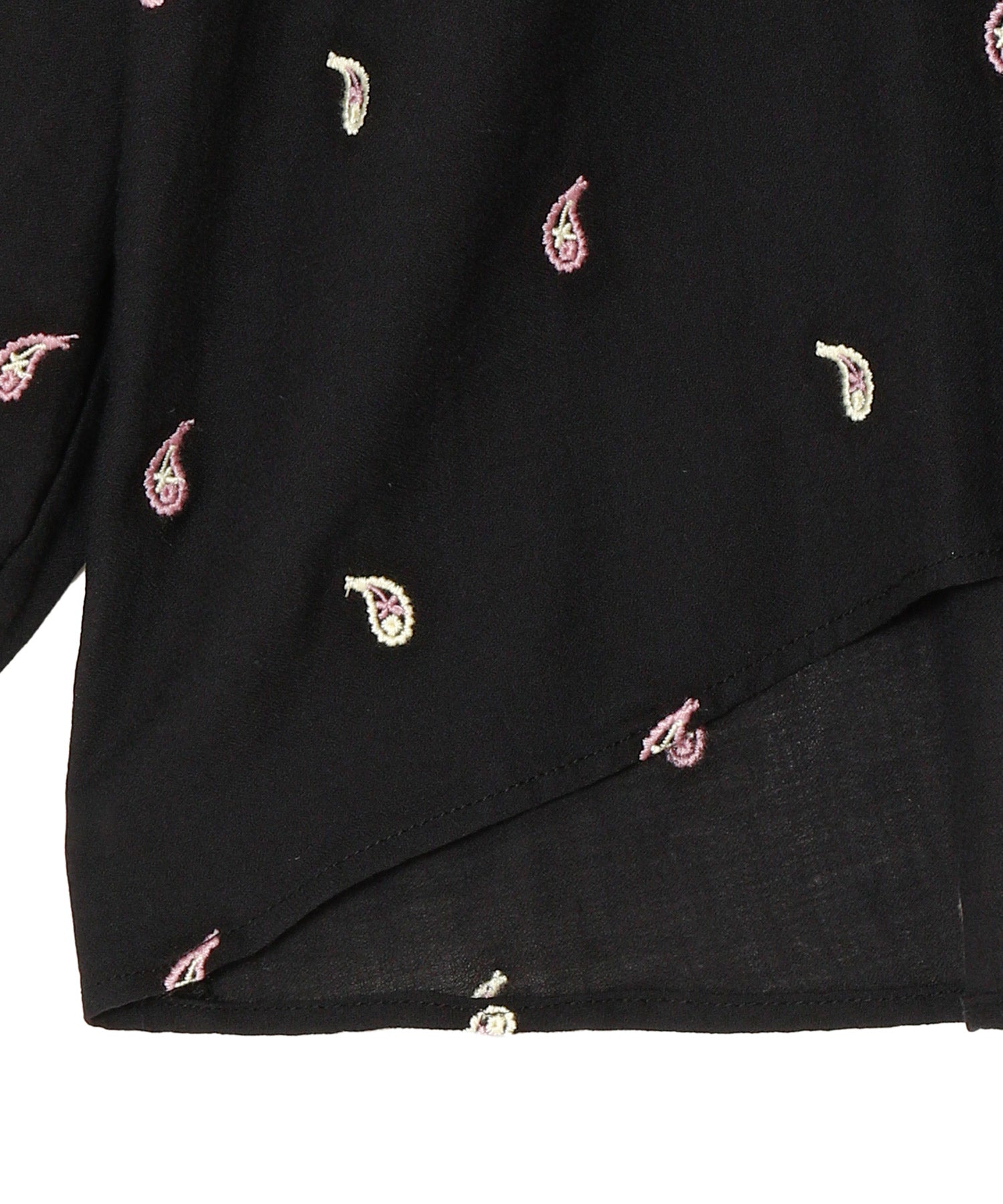 PAISLEY EMBROIDERED BLOUSE