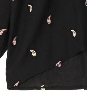 PAISLEY EMBROIDERED BLOUSE