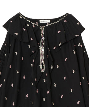 PAISLEY EMBROIDERED BLOUSE
