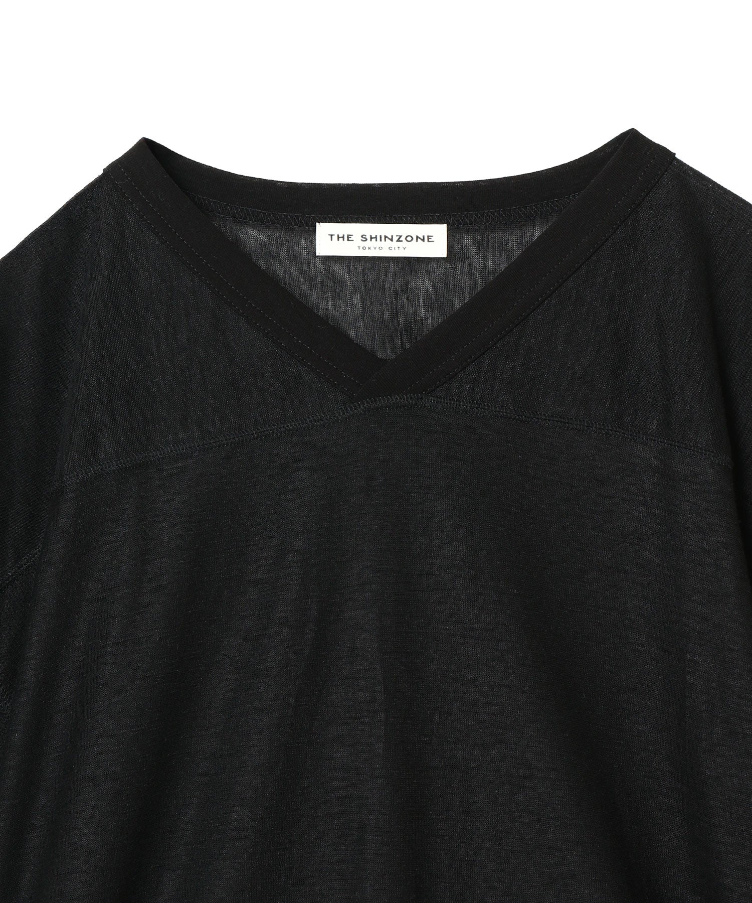 LINEN FOOTBALL TEE
