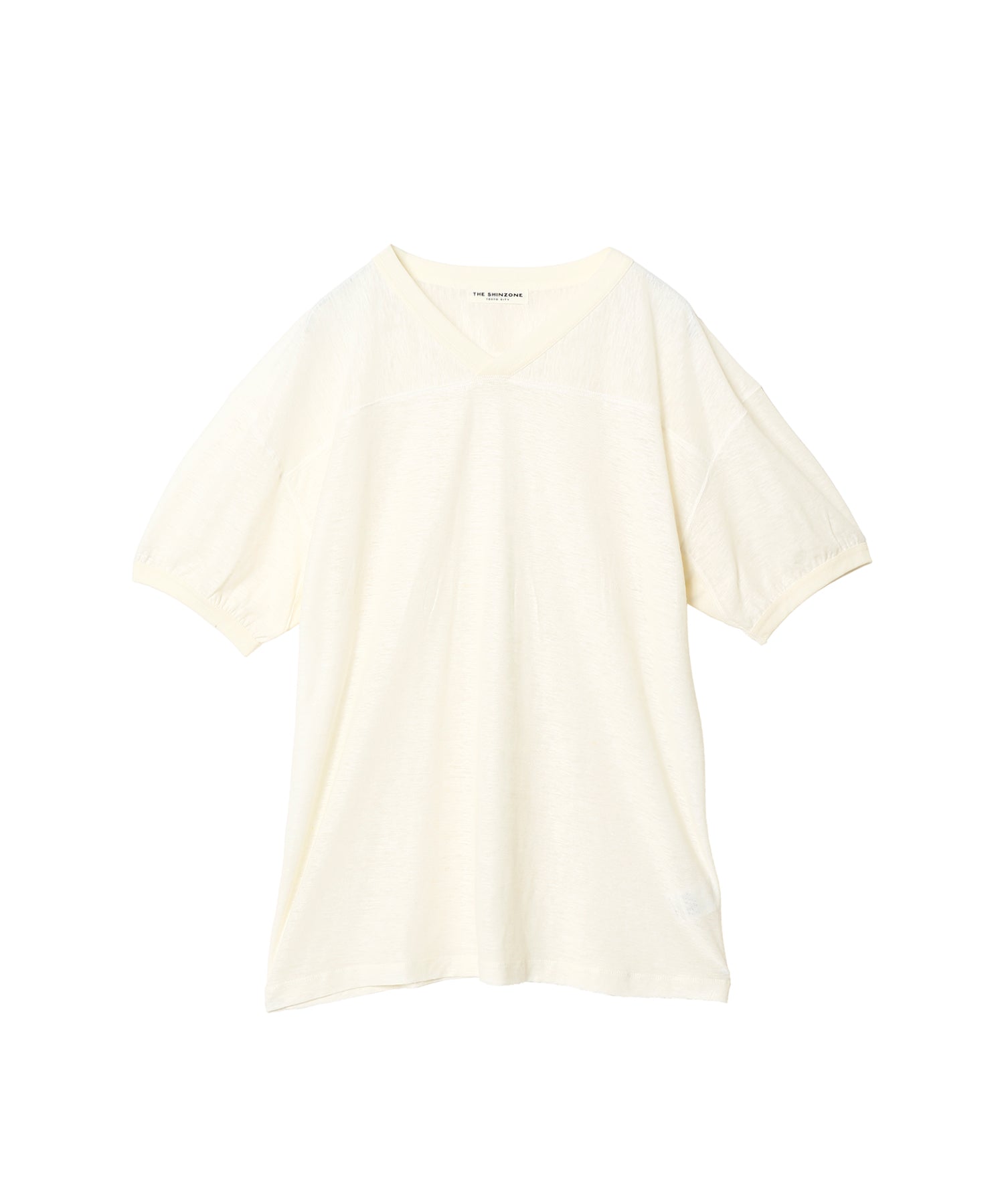 LINEN FOOTBALL TEE