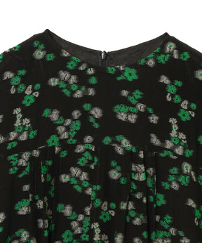 FLORAL JACQUARD DRESS