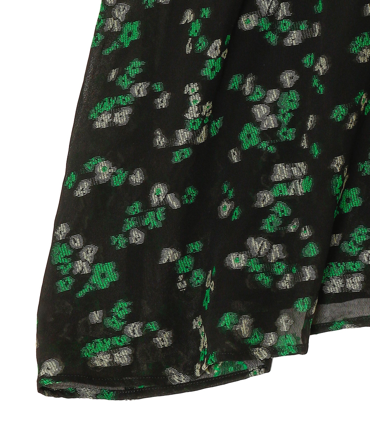 FLORAL JACQUARD DRESS