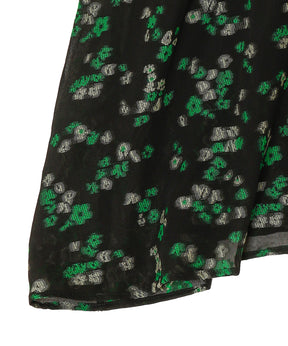 FLORAL JACQUARD DRESS