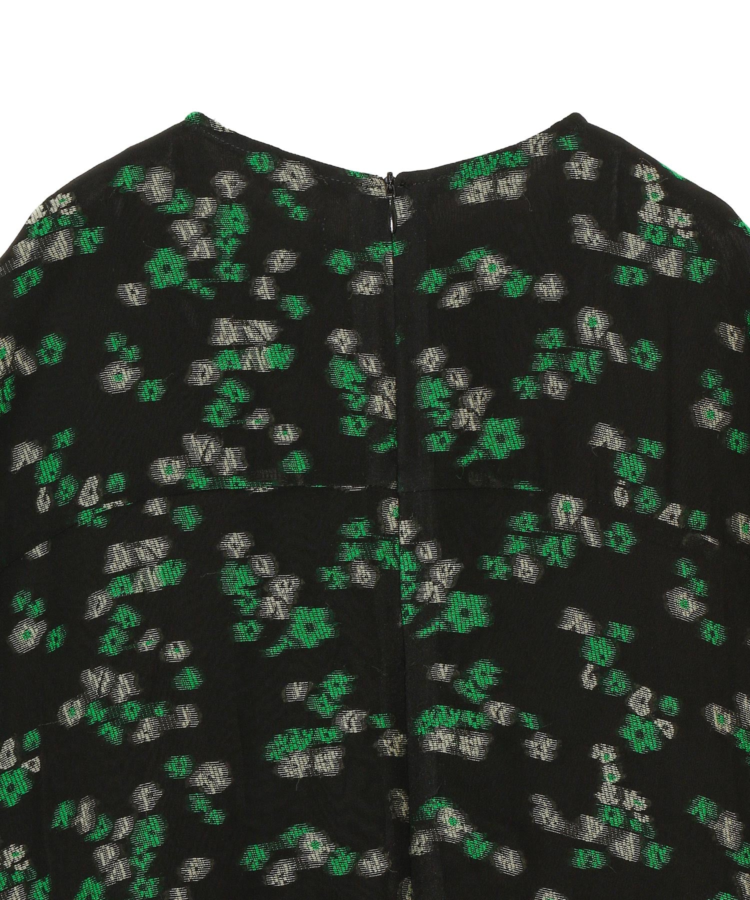 FLORAL JACQUARD DRESS