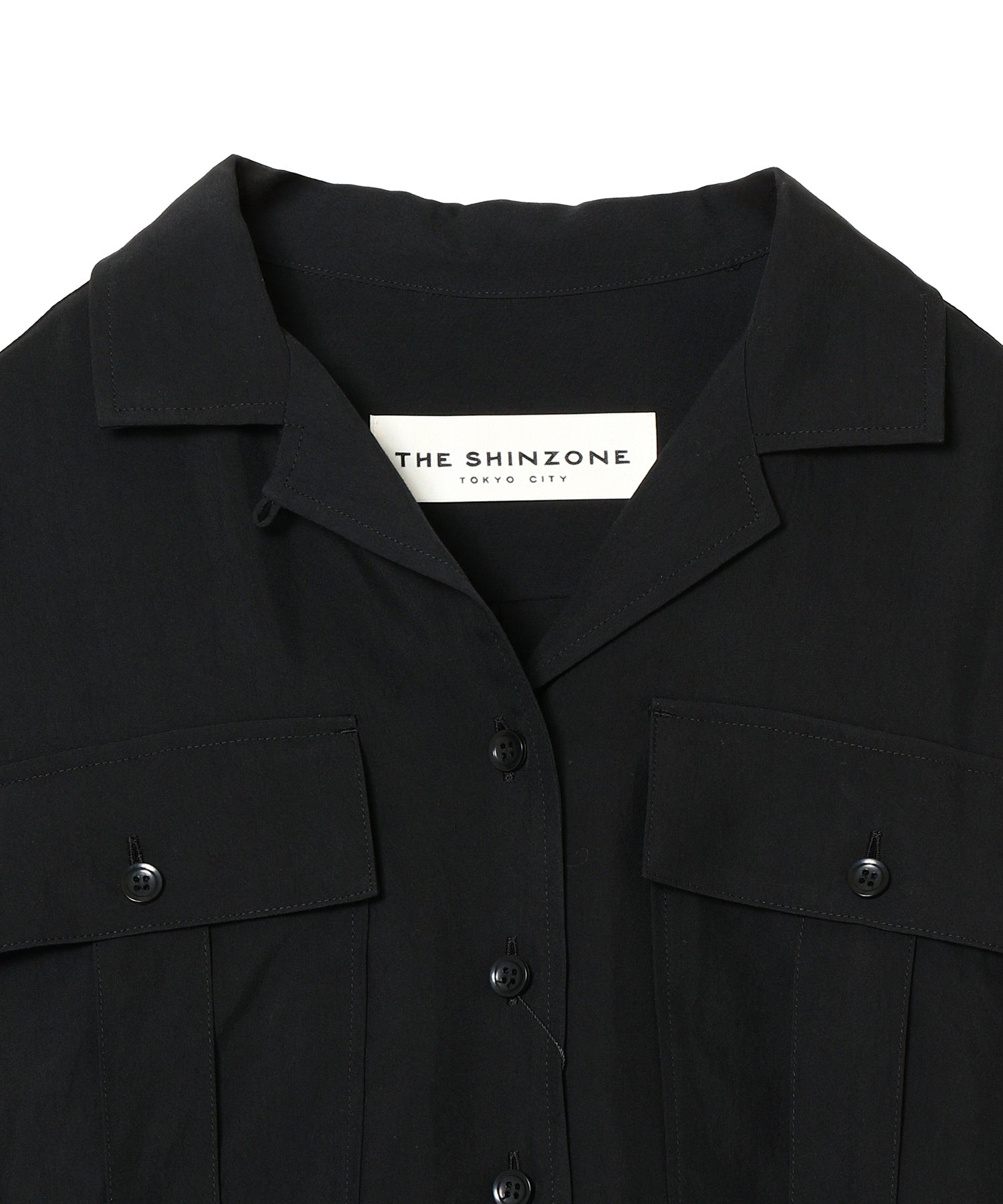 OPEN COLLAR SHIRT DRESS - THE SHINZONE (ザ シンゾーン) - bottom