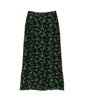 FLORAL JACQUARD SKIRT