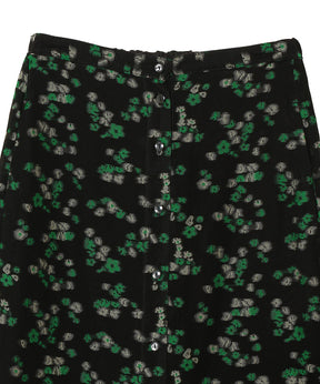 FLORAL JACQUARD SKIRT