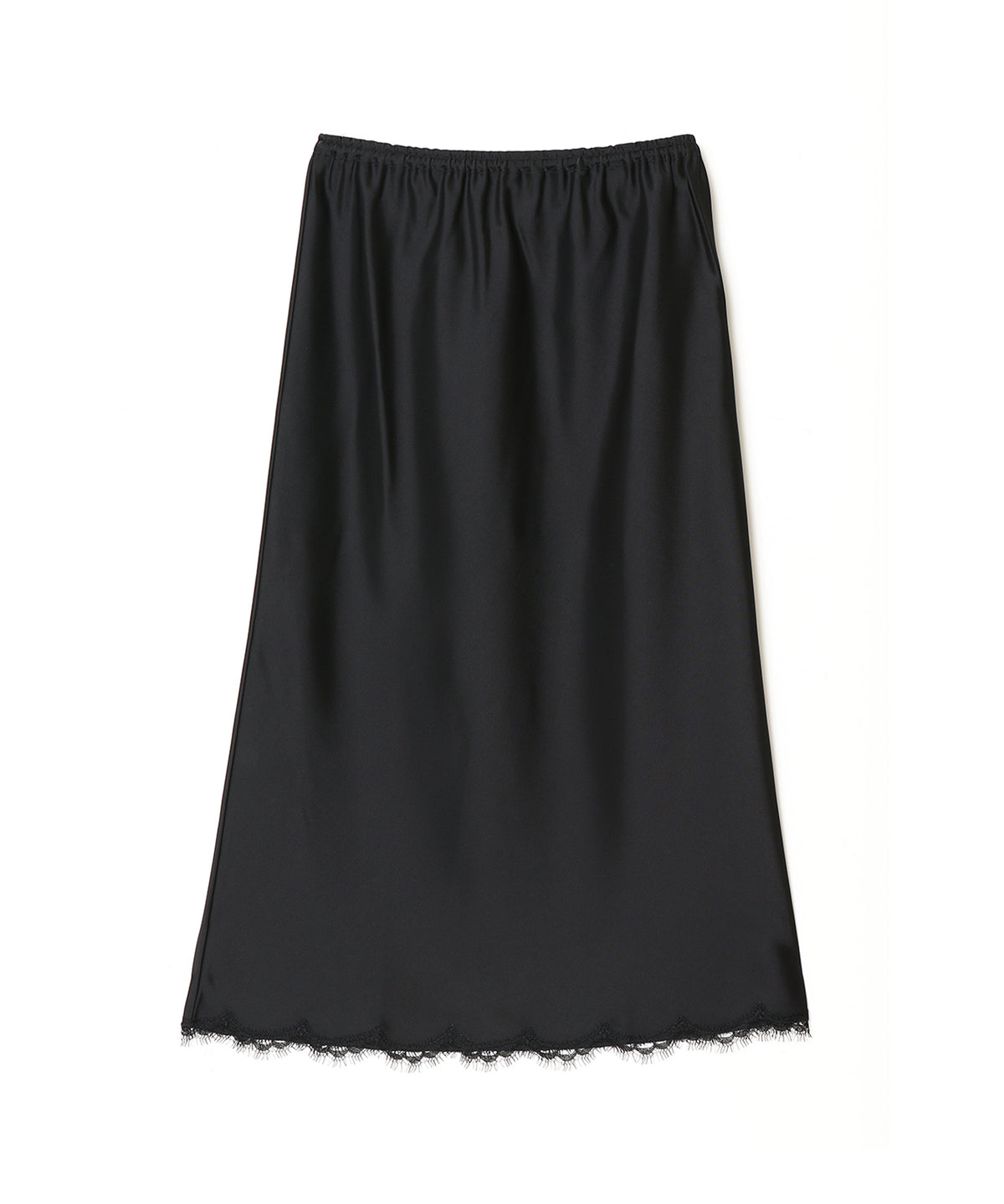 SATIN LEAVERS LACE SKIRT