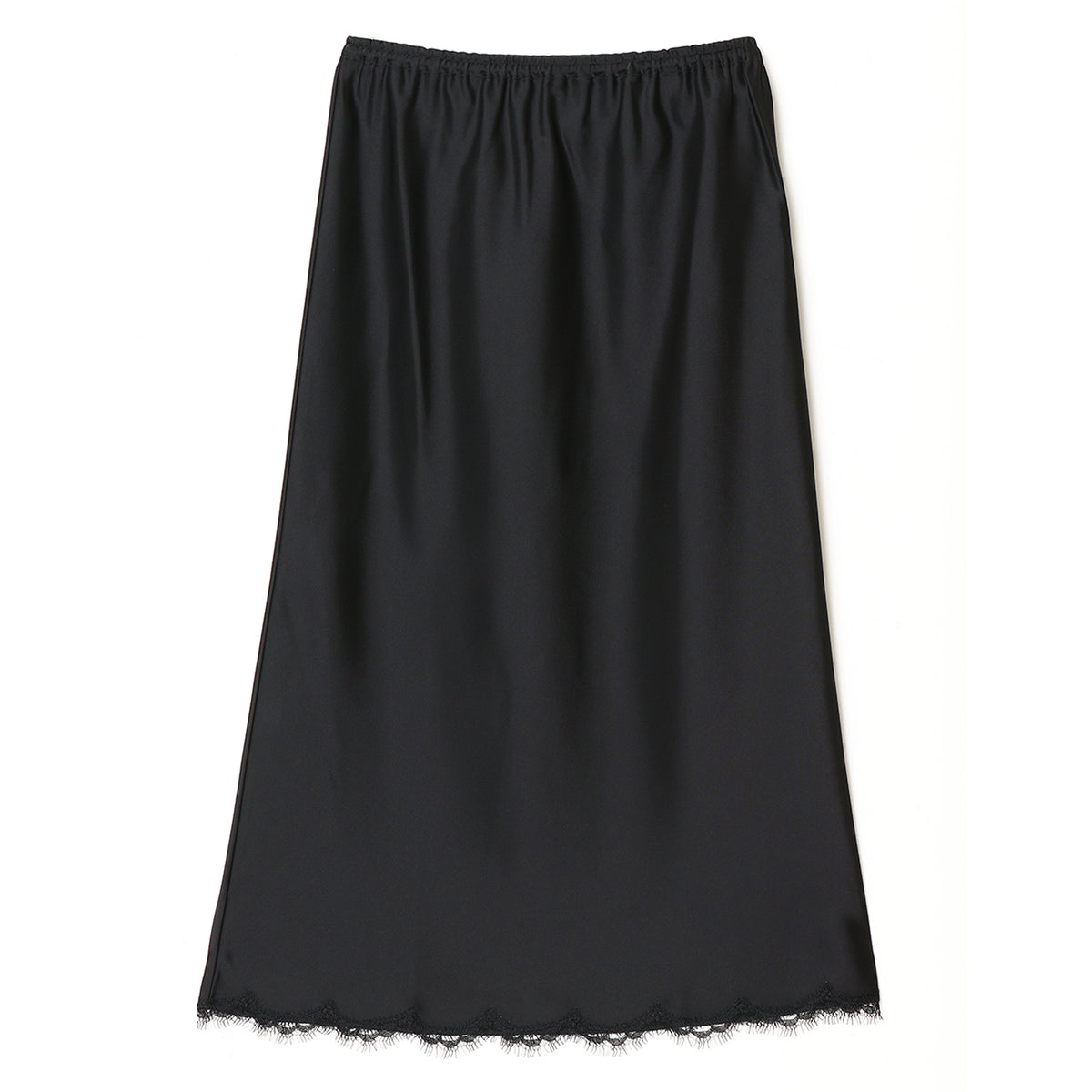SATIN LEAVERS LACE SKIRT - THE SHINZONE (ザ シンゾーン) - bottom