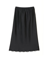 SATIN LEAVERS LACE SKIRT - THE SHINZONE (ザ シンゾーン) - bottom