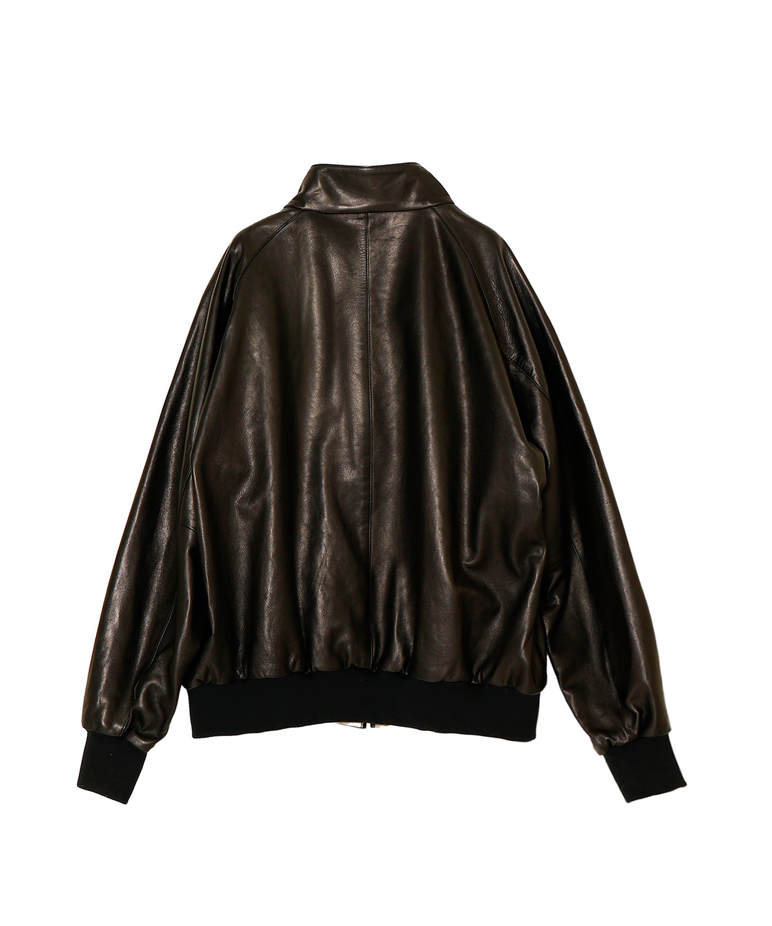 Leather Harrington Jacket